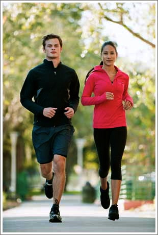 "How Many Calories Have you Burned?" "1202 and Counting"...