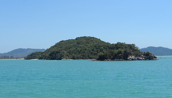 Photo of an island